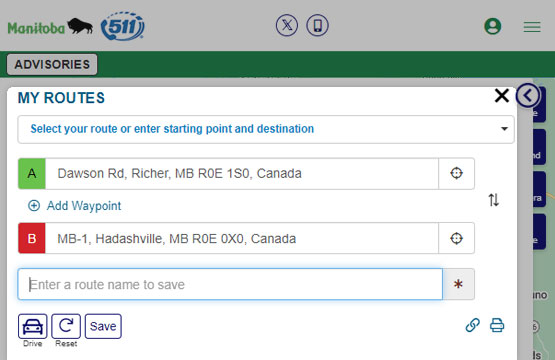 Creating & Saving a Customized Route